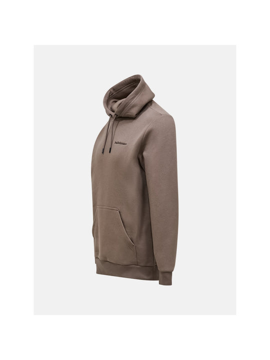 Bluza z kapturem męska PEAK PERFORMANCE Original Small Logo Hood brązowa
