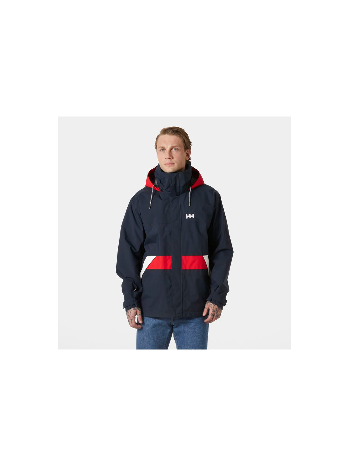 Kurtka męska HELLY HANSEN KOSTER ALL-WEATHER J granatowa - Adventure Sports