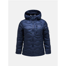 Kurtka puchowa damska PEAK PERFORMANCE Helium Utility Down Hood Jacket Women niebieski
