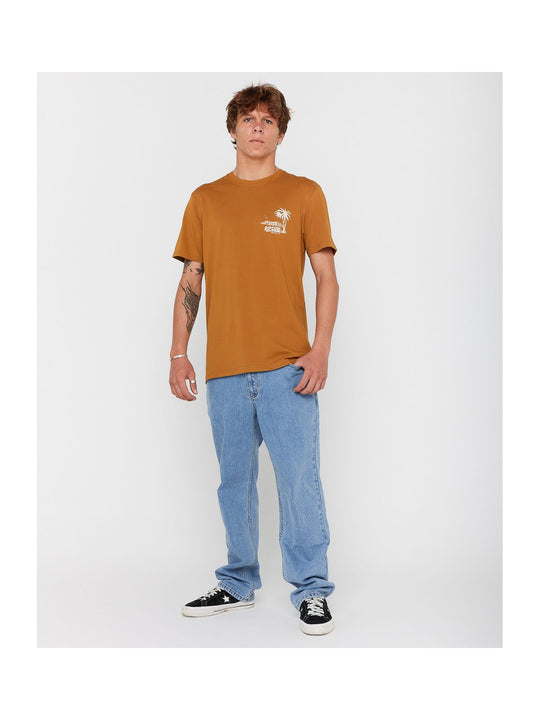 Koszulka RIP CURL SPORTLINE TUBULAR TEE brązowa
