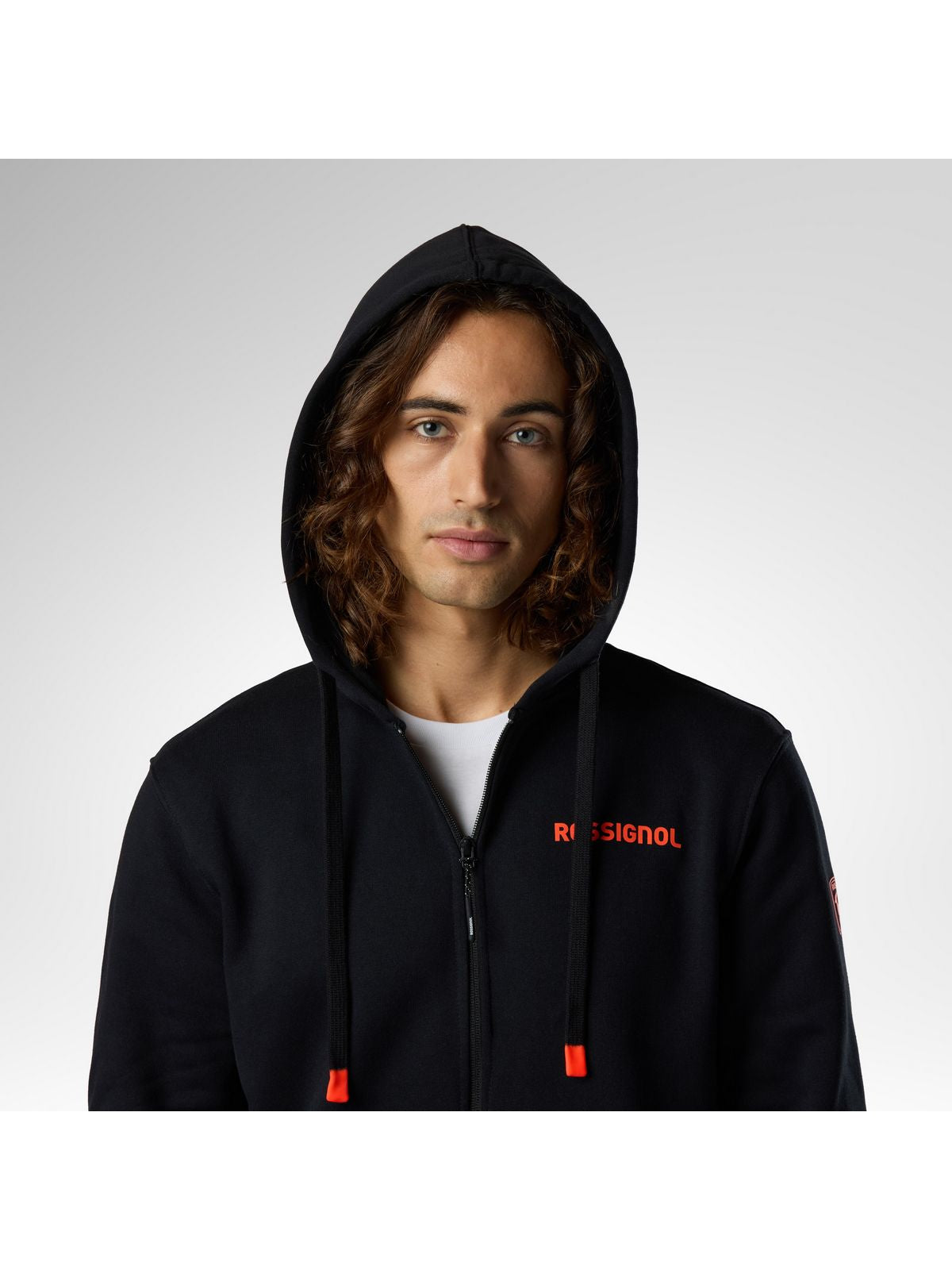 Bluza męska ROSSIGNOL M Hero Full Zip Hoodie czarna