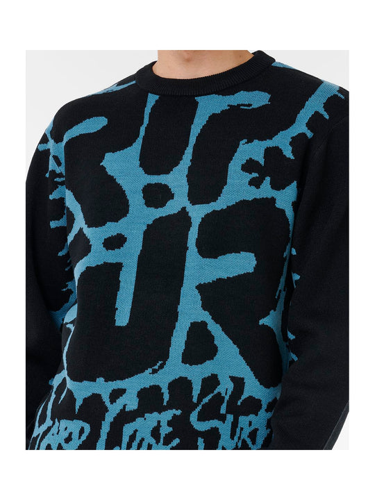 Sweter RIP CURL MIX KNIT czarny

