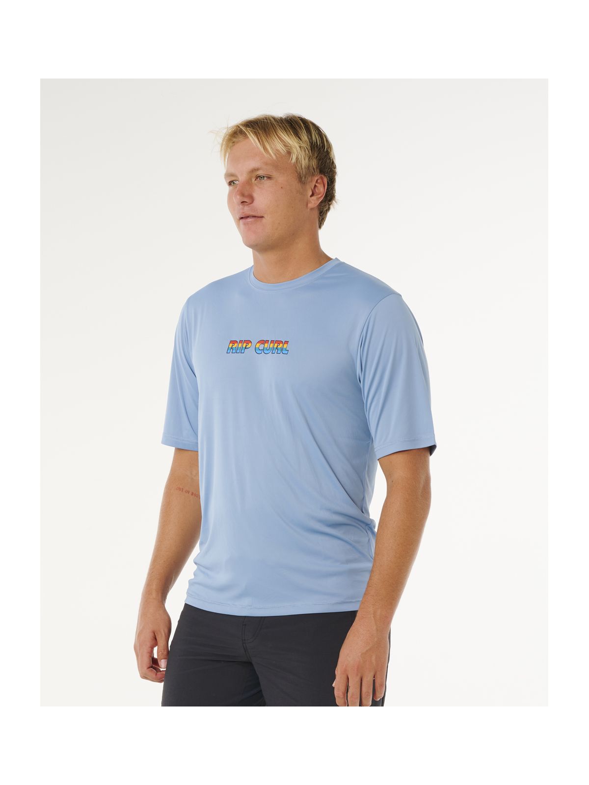 Lycra męska RIP CURL Icons Of Surflite Upf S/S niebieska