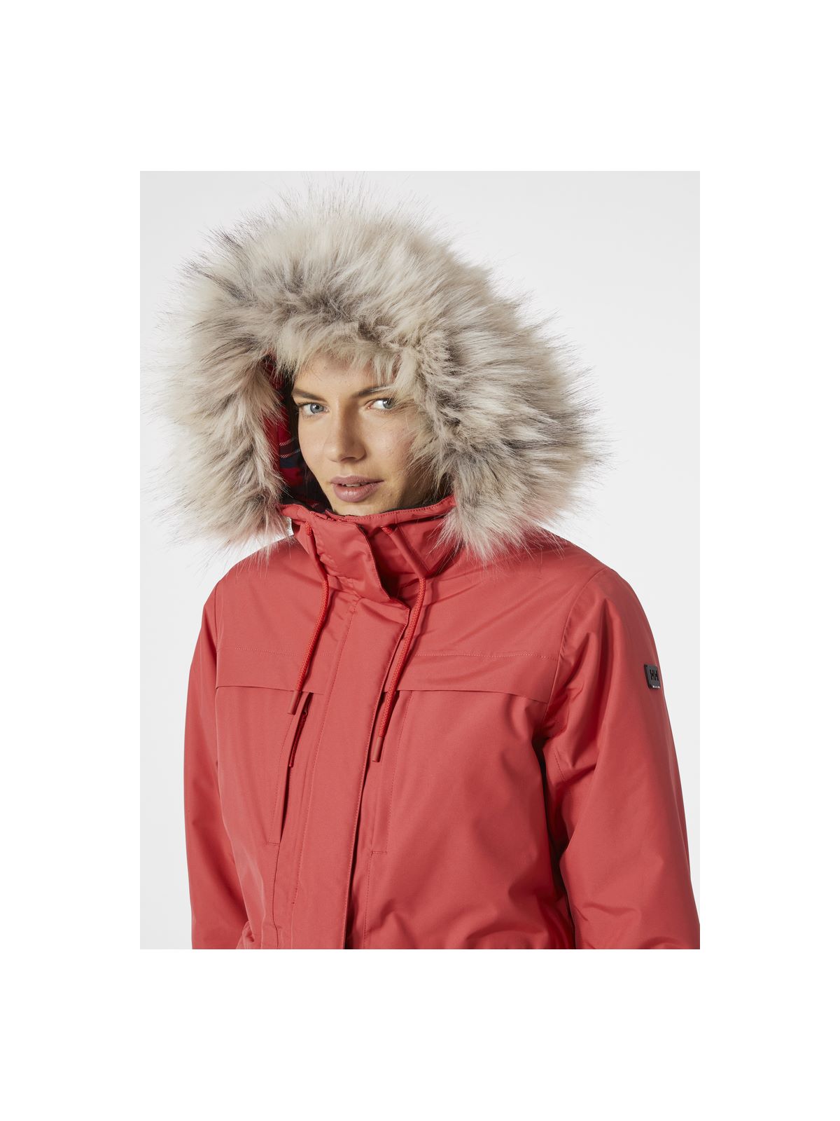 Kurtka Helly Hansen W Coastal Parka czerwony