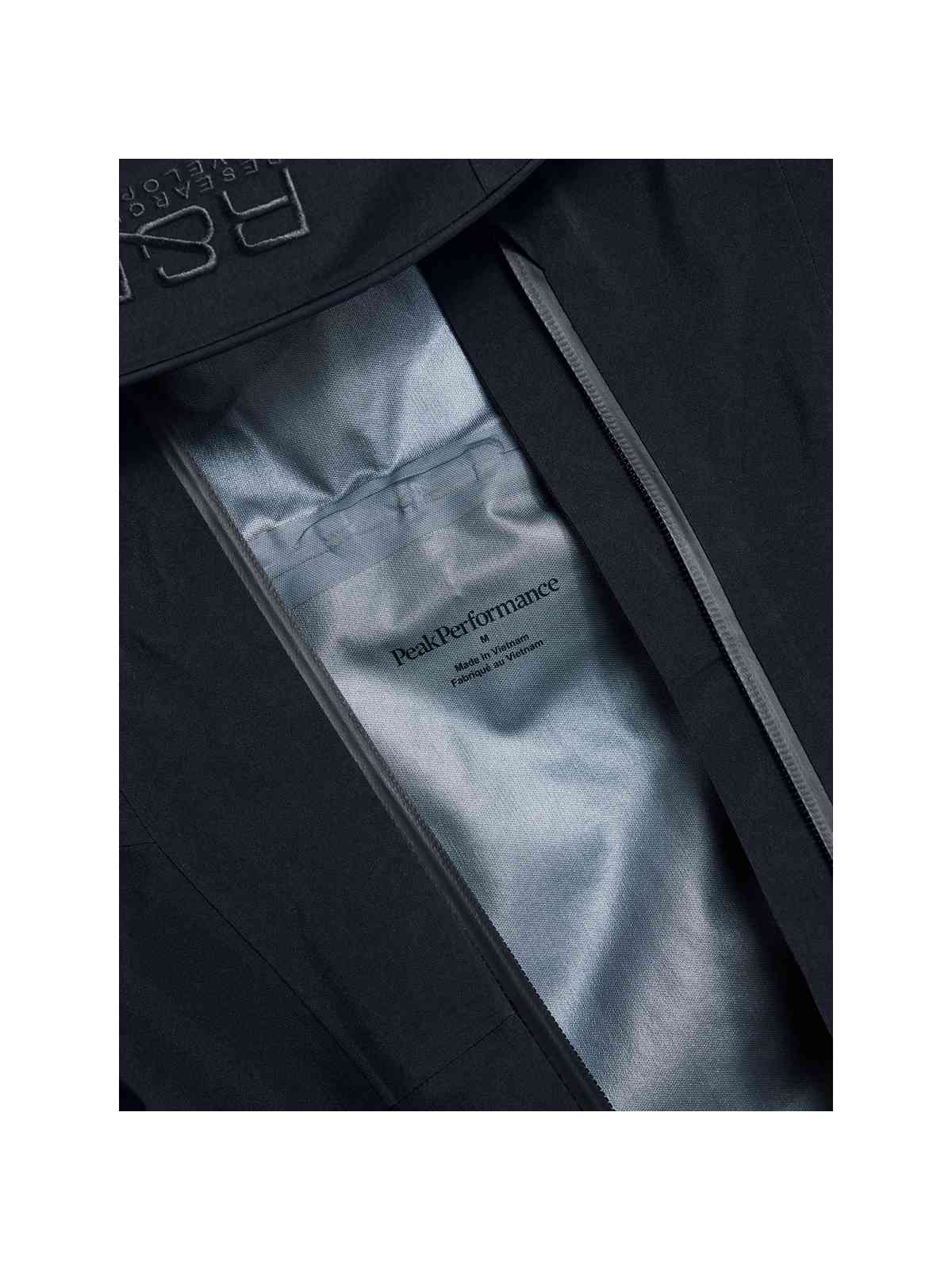 Kurtka PEAK PERFORMANCE M Vislight Gore-Tex C-Knit Jacket czarny