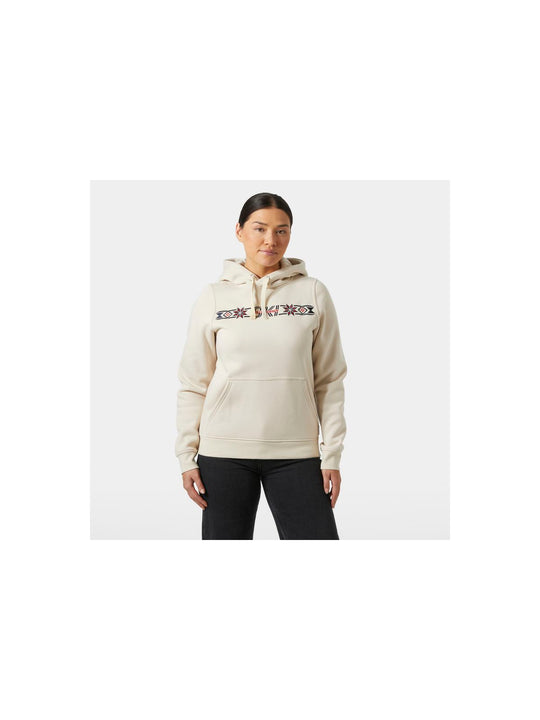 Bluza damska HELLY HANSEN W Elevate Hoodie kolor beżowy
