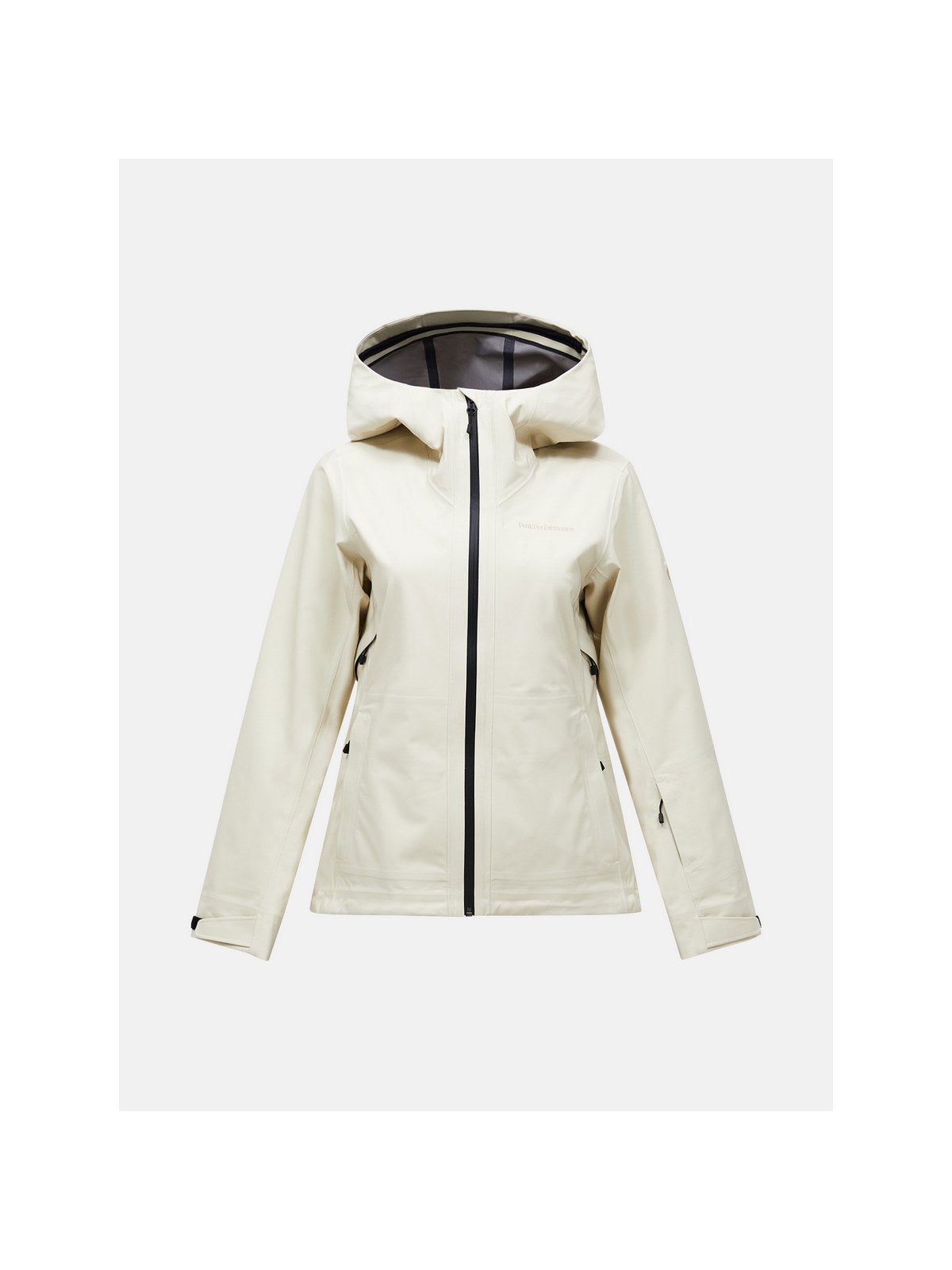 Kurtka narciarska damska PEAK PERFORMANCE Anima HIPE 3L Shell Jacket piaskowa