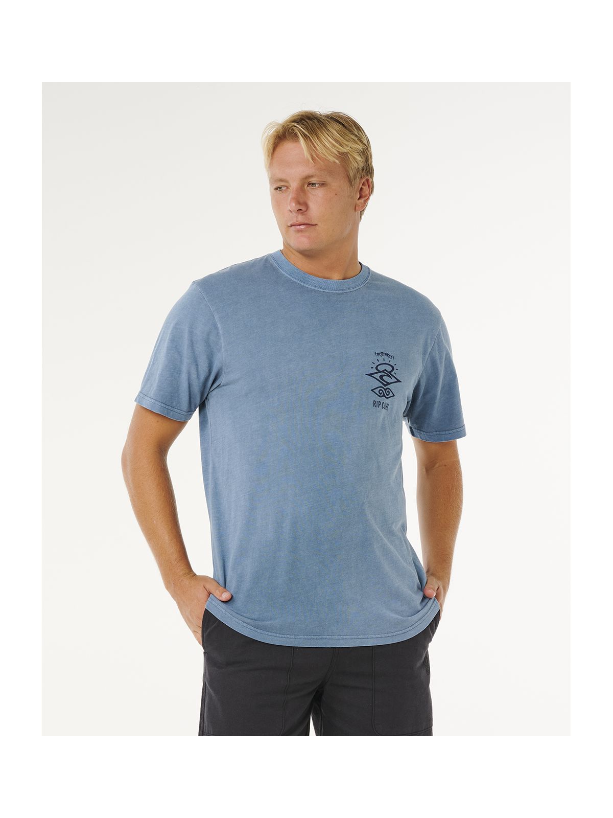 Koszulka męska RIP CURL Search Icon Tee niebieska