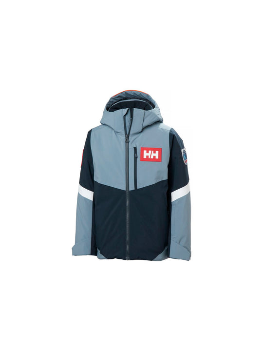 Kurtka narciarska dziecięca HELLY HANSEN Jr Elevate Jacket kolor granatowy
