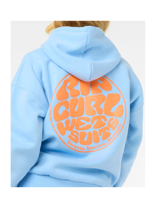 Bluza dresowa RIP CURL Icons Of Surf Heritage Hood niebieska
