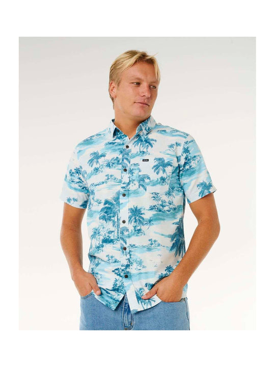 Koszula męska RIP CURL Sessions S/S Shirt niebieska
