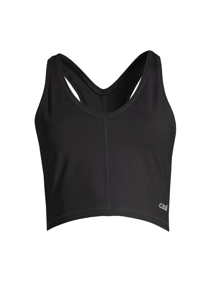 Top CASALL Sharp Back Sport Top czarny