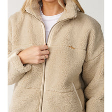Kurtka damska RIP CURL Cala Nights Sherpa Jacket piaskowa
