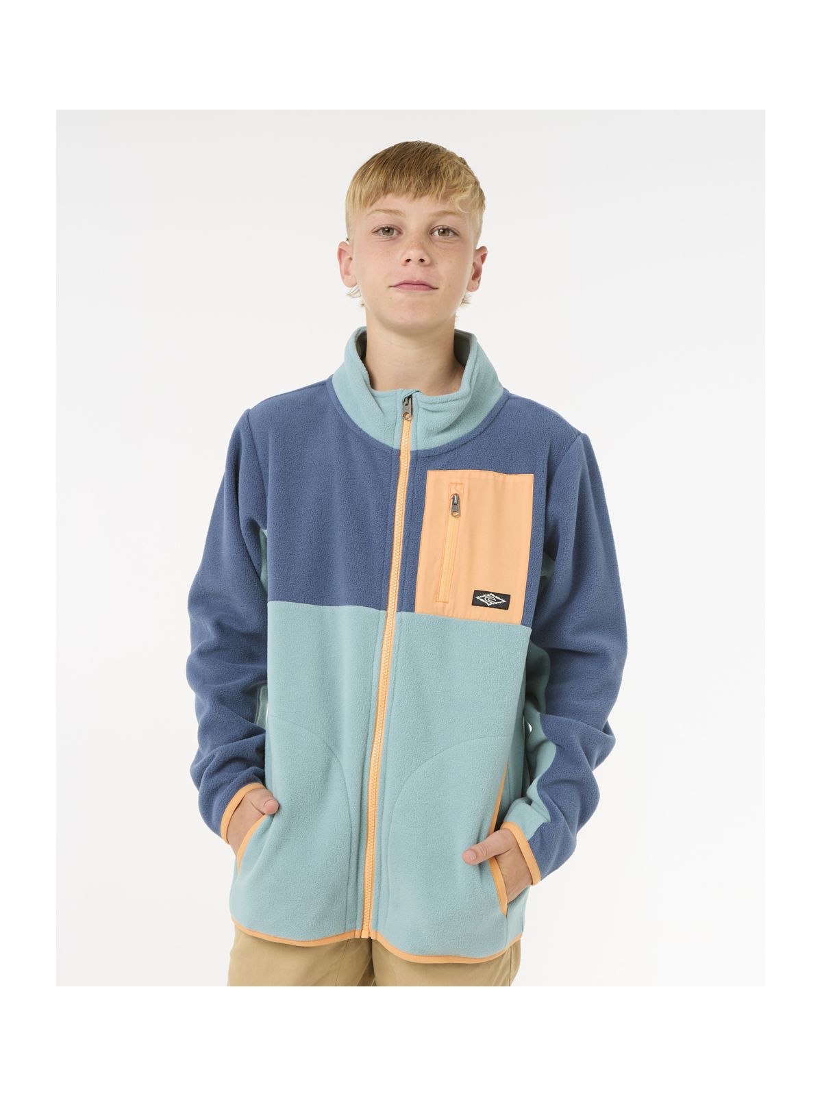Bluza chłopięca RIP CURL Raw Energy Block Fleece - Boy niebieska