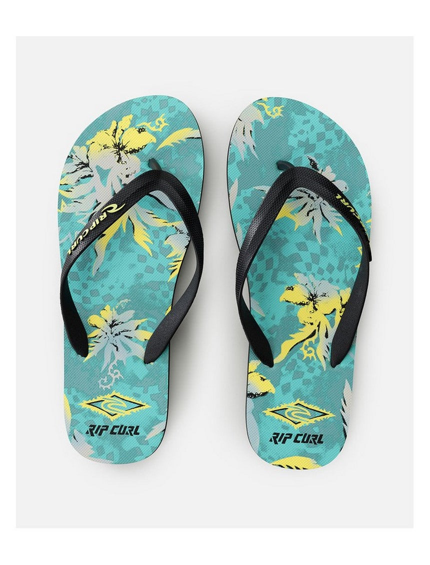 Japonki plażowe męskie RIP CURL Raw Energy Bloom Open Toe niebieskie