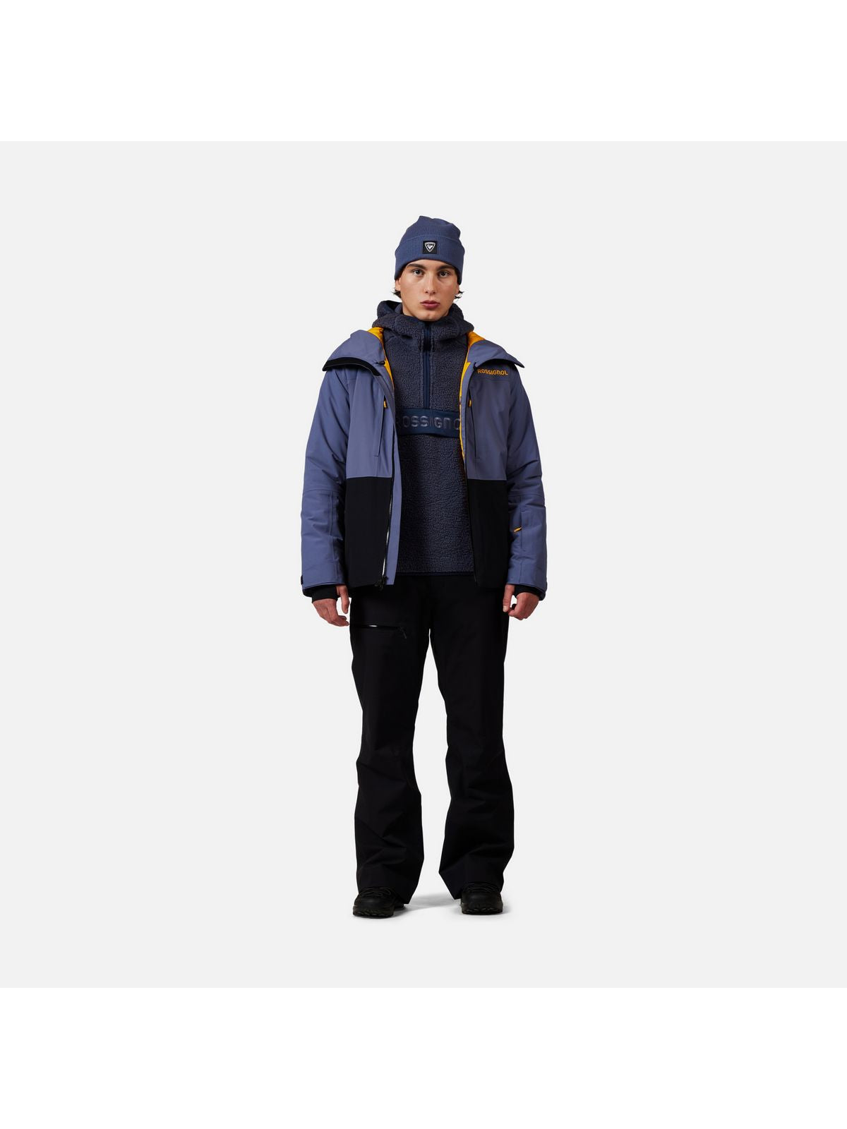 Bluza męska ROSSIGNOL ALLTRACK ANORAK FLEECE niebieska