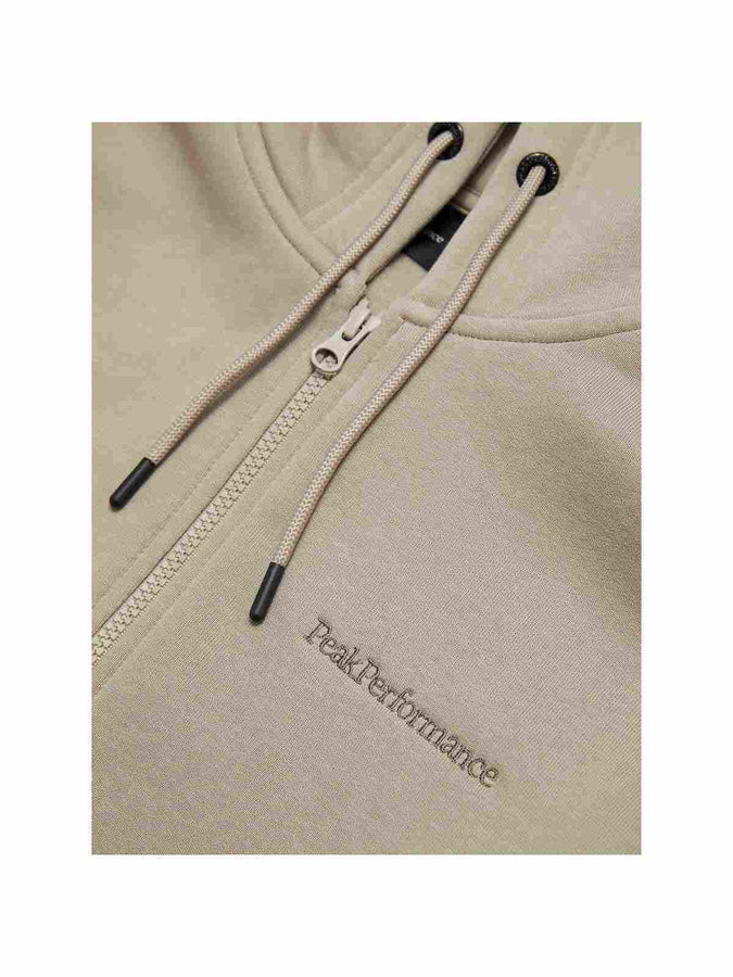 Bluza Peak Performance M Original Small Logo Zip beżowy