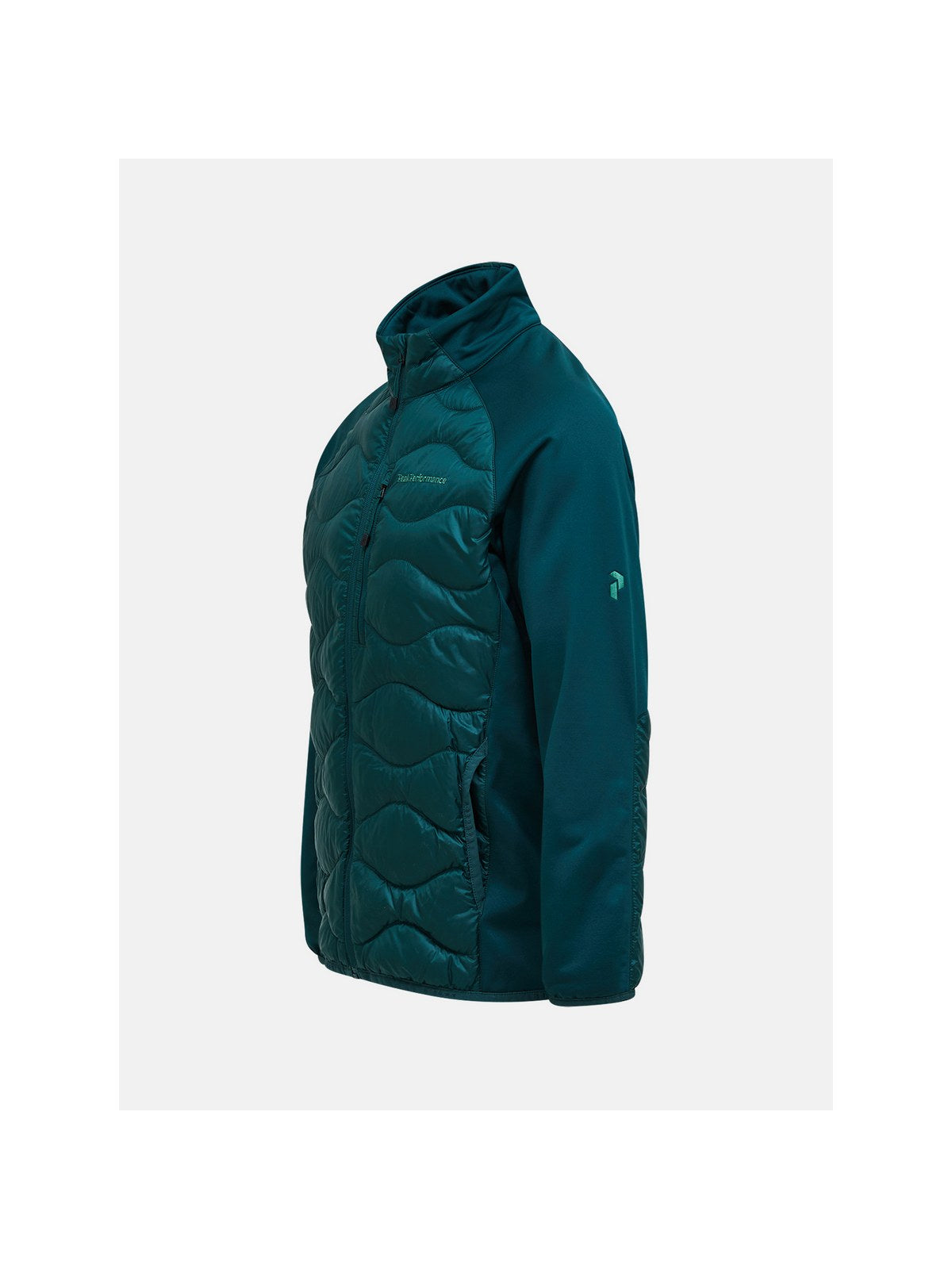Kurtka puchowa męska PEAK PERFORMANCE M Helium Down Hybrid Jacket kolor zielony