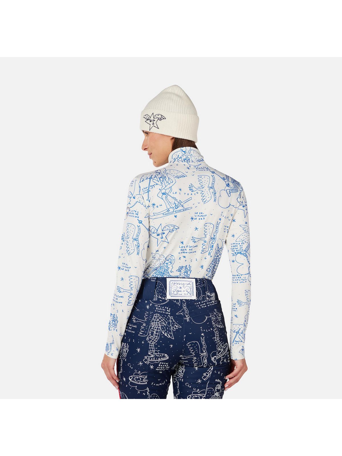 Bluza damska ROSSIGNOL W JCC BOOSTER HZ biała