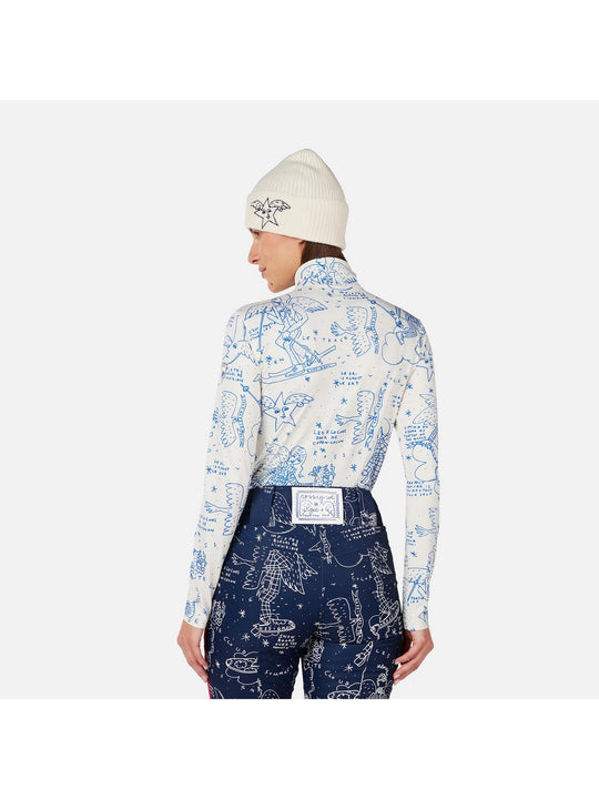 Bluza damska ROSSIGNOL W JCC BOOSTER HZ biała
