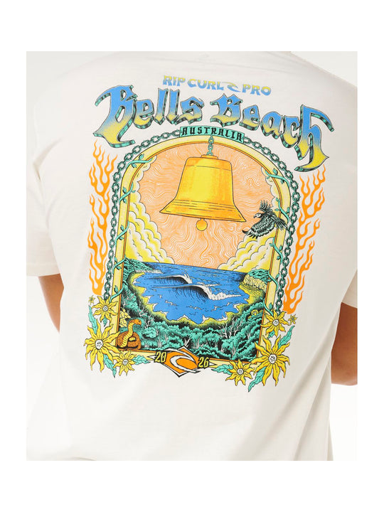 Koszulka męska RIP CURL Bells Pro 26 Event Tee biała
