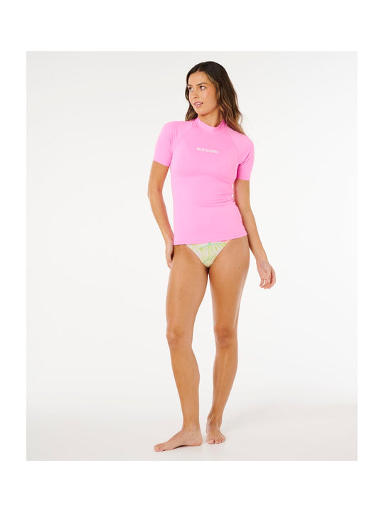 Lycra damska RIP CURL Molokai Ss Solid Upf Rashguard różowa

