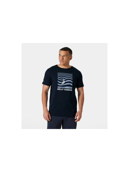 Koszulka HELLY HANSEN SHORELINE T-SHIRT 3. granatowy - Adventure Sports
