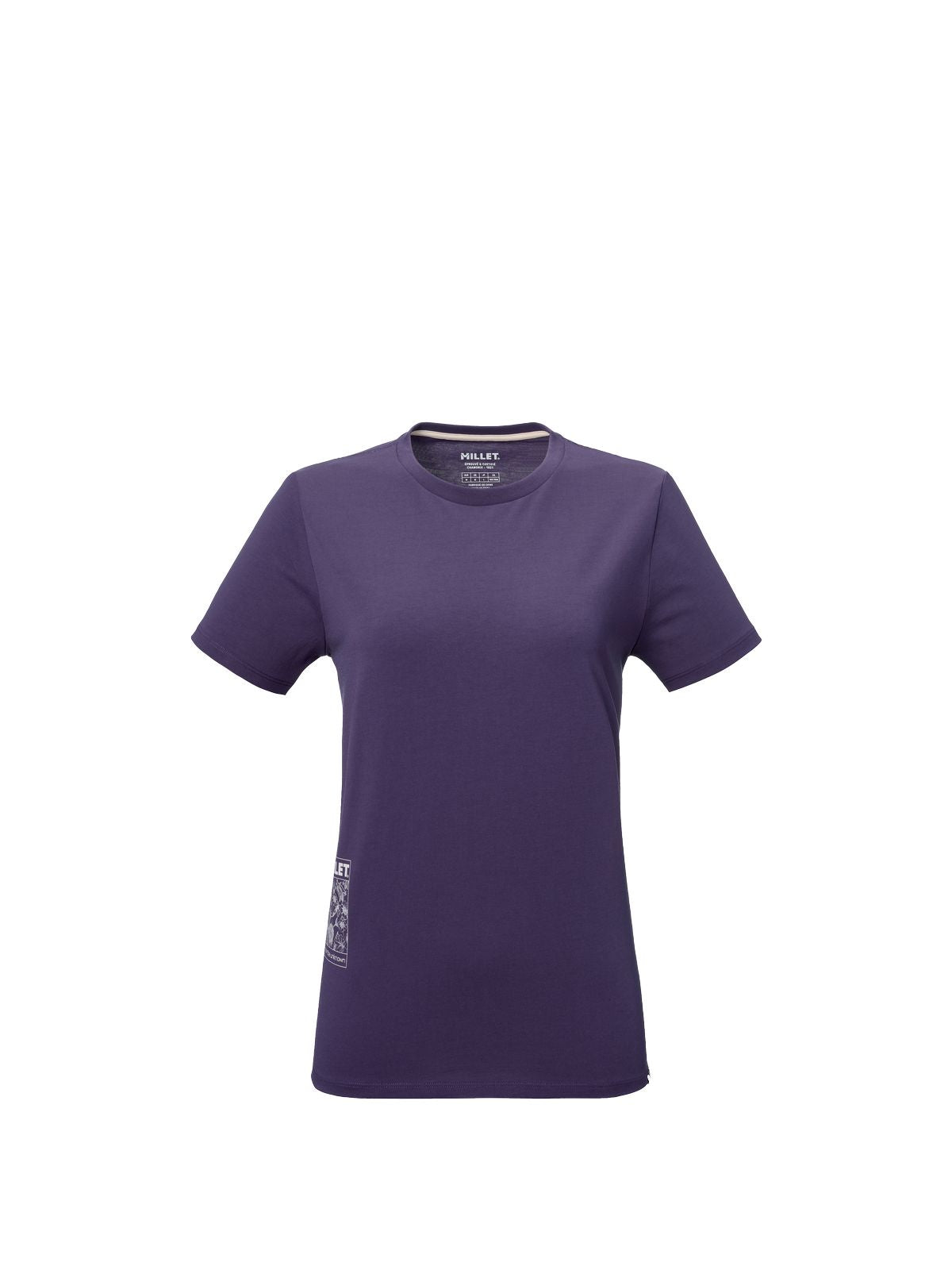 Koszulka damska MILLET Chamonix Flower Ts Ss W fioletowa