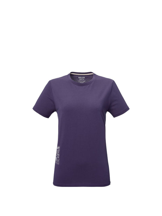 Koszulka damska MILLET Chamonix Flower Ts Ss W fioletowa
