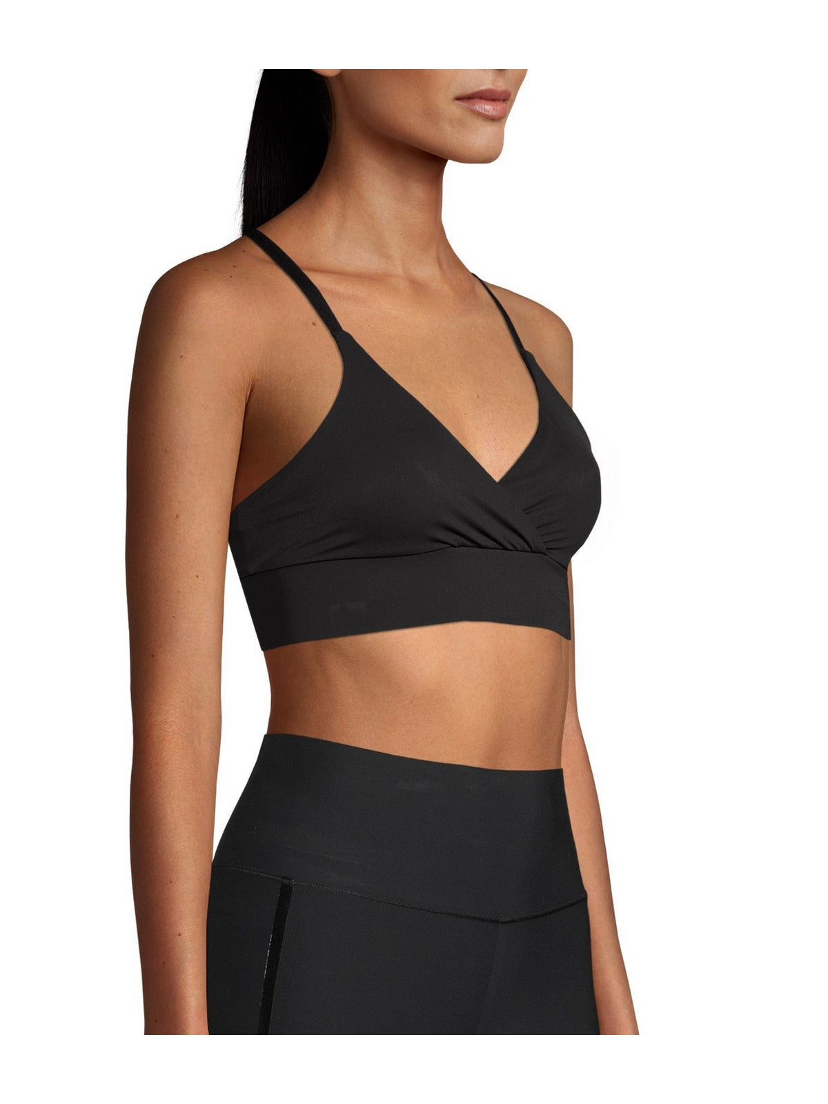 Stanik treningowy CASALL Wrap Sports Bra czarny