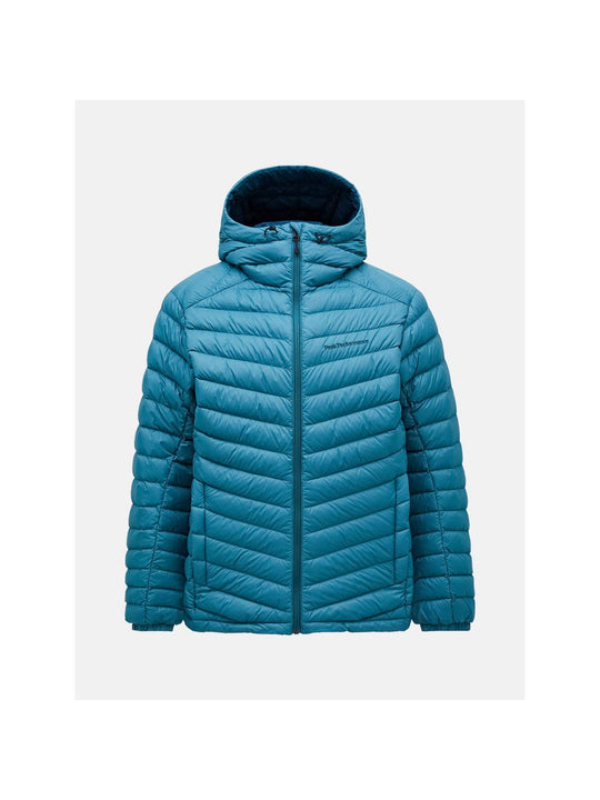 Kurtka męska puchowa Peak Performance M Frost Down Hood Jacket zielony - narciarska - Adventure Sports
