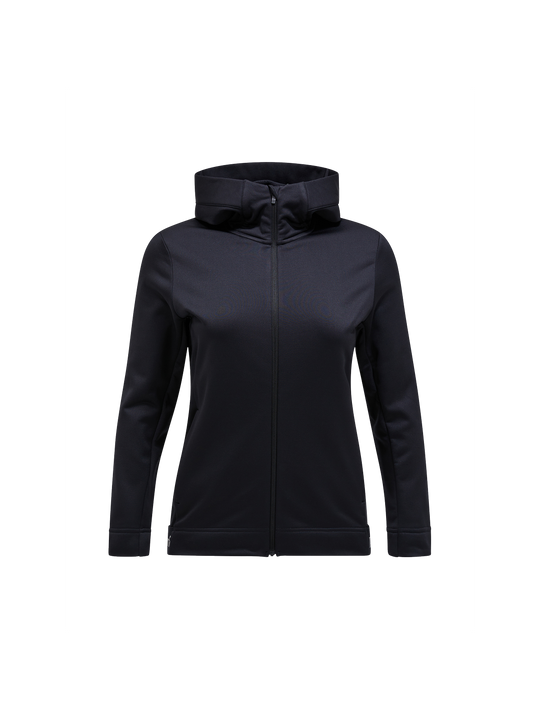 Bluza Peak Performance W Rider Tech Zip Hood czarny
