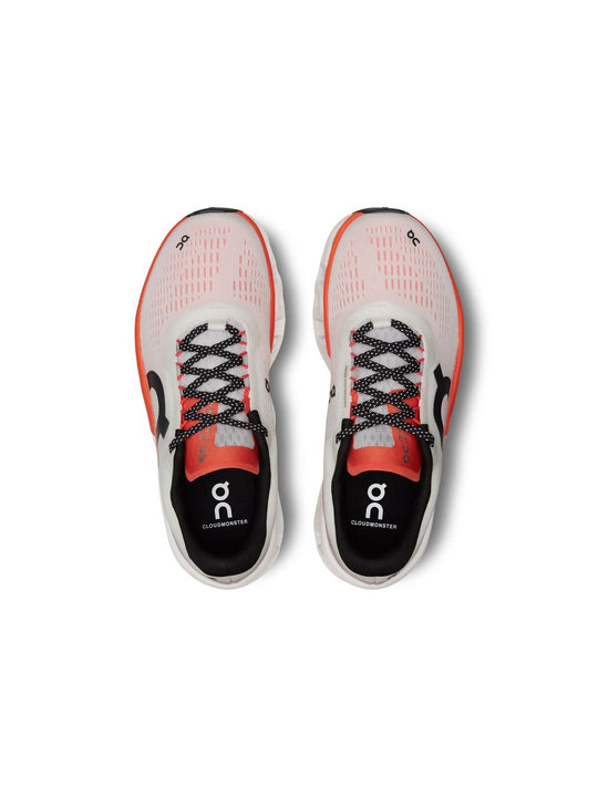 Buty do biegania męskie ON RUNNING Cloudmonster 2 biały pomarańcz
