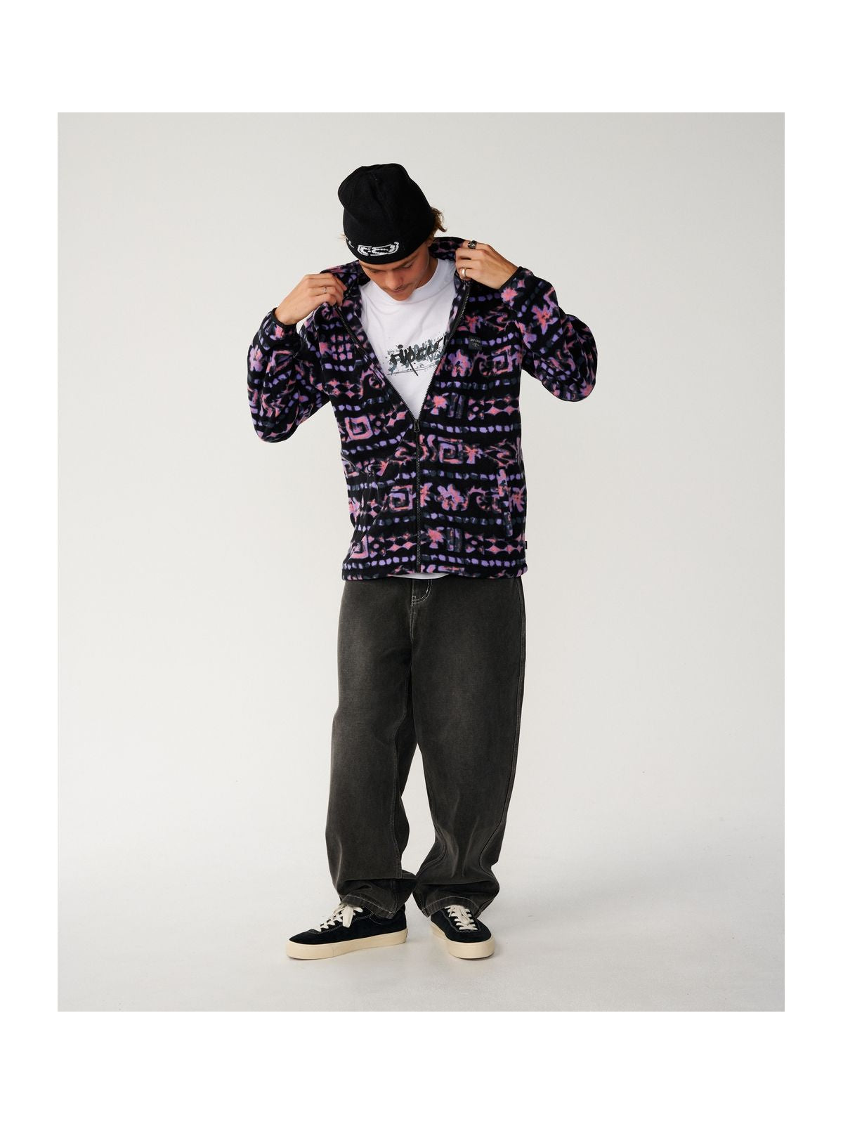 Polar męski RIP CURL Sessions Polar męski Fleece czarny