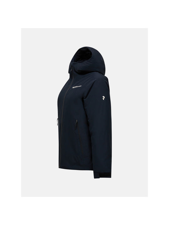 Kurtka narciarska damska PEAK PERFORMANCE 40Y Frost Reversible HIPE 2L Shell Down Jacket czarna
