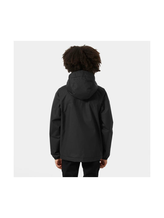 Kurtka outdoorowa dziecięca HELLY HANSEN JR VANCOUVER FLEECE INS JACKET czarna
