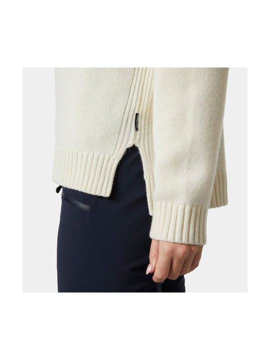 Sweter damski HELLY HANSEN W Bliss Ski Knit Sweater biały
