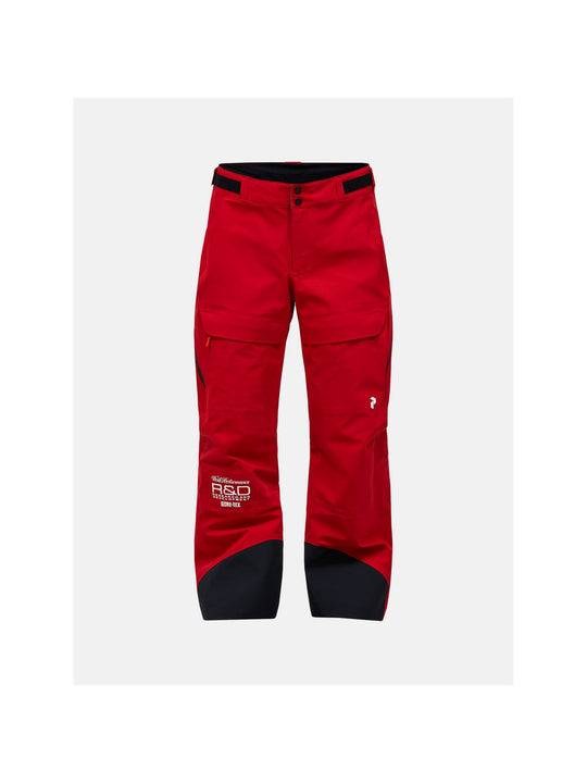 Spodnie narciarskie damskie PEAK PERFORMANCE 40Y R&amp;D GORE-TEX 3L C-KNIT Ski Pants czerwone
