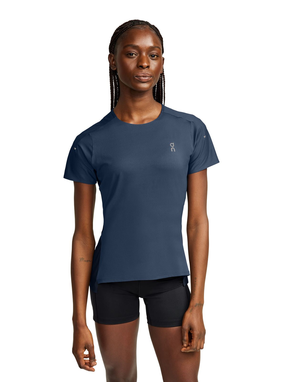 Koszulka do biegania ON RUNNING Performance-T granatowy