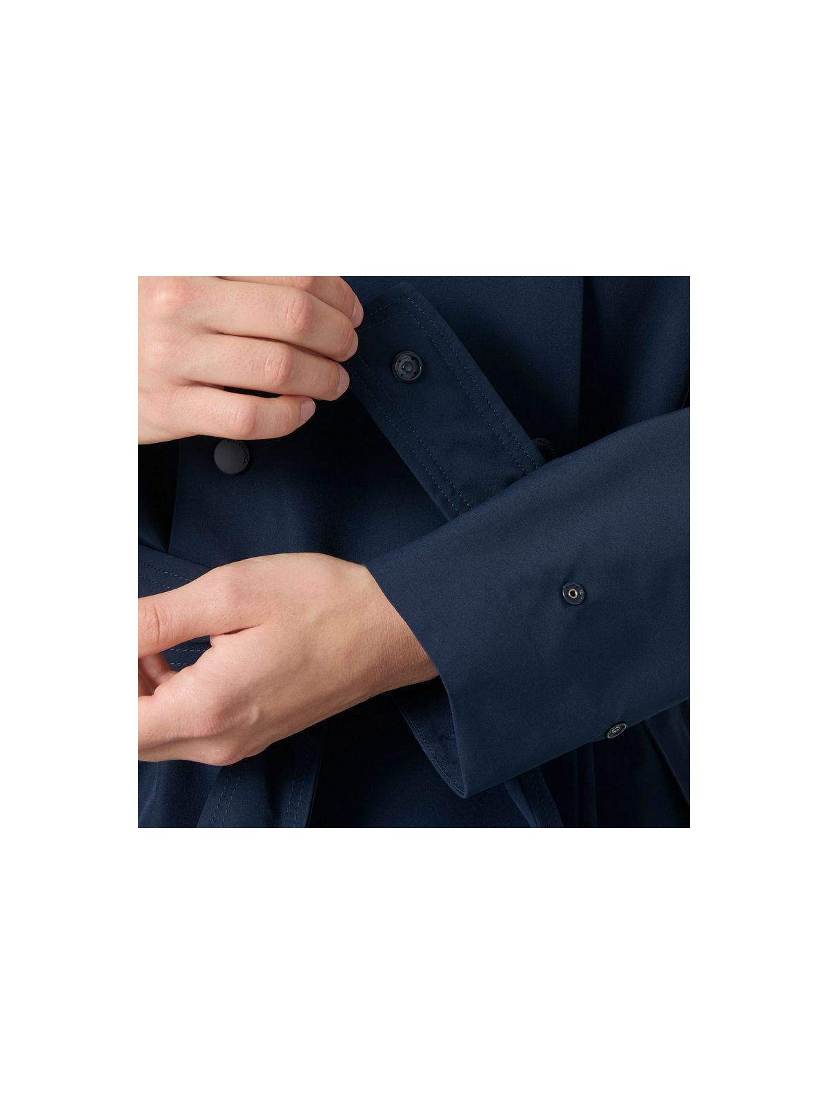Płaszcz damski HELLY HANSEN W Avenue Long Trench Coat granatowy