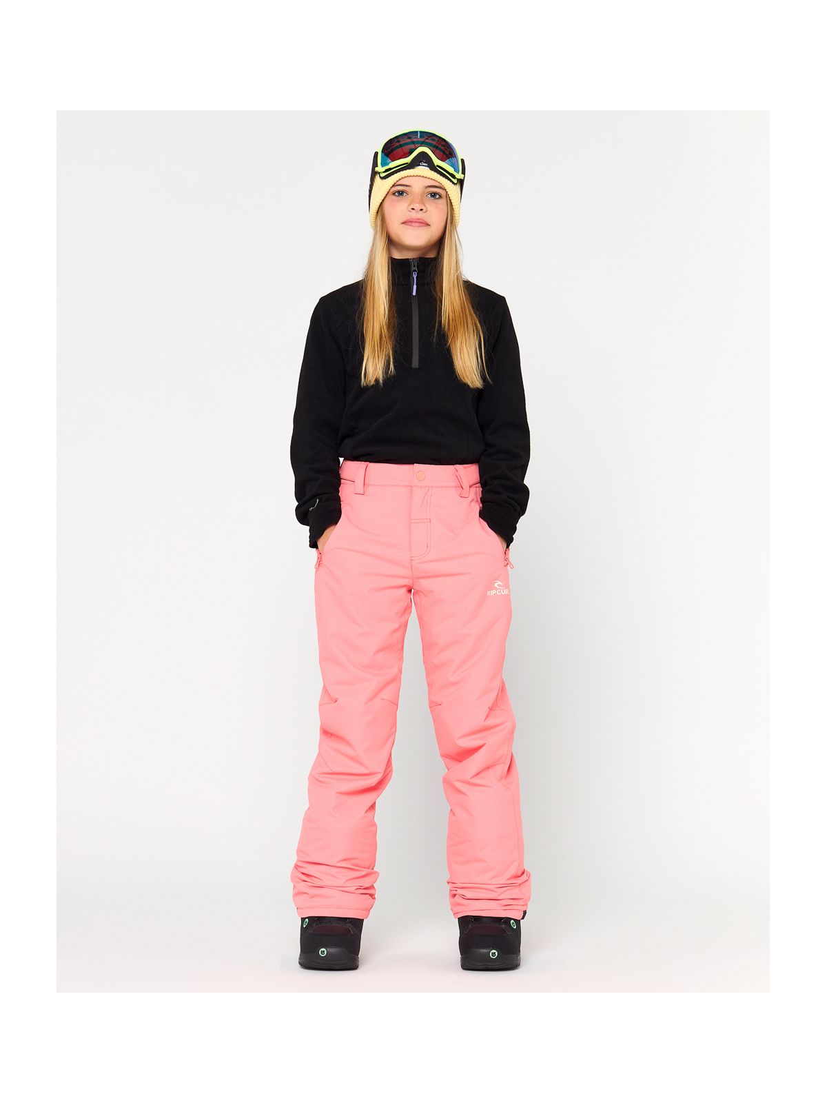 Spodnie narciarskie RIP CURL ANTI SERIES OLLY PANT 10K KIDS różowe