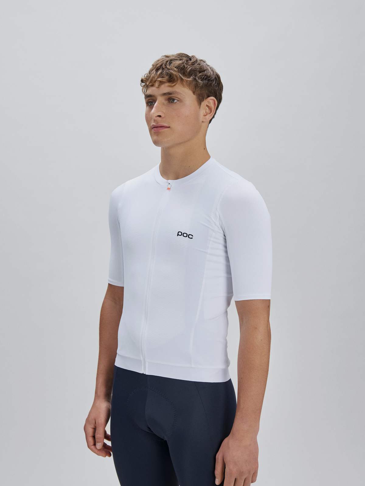 Koszulka rowerowa POC M's Cadence Jersey biała