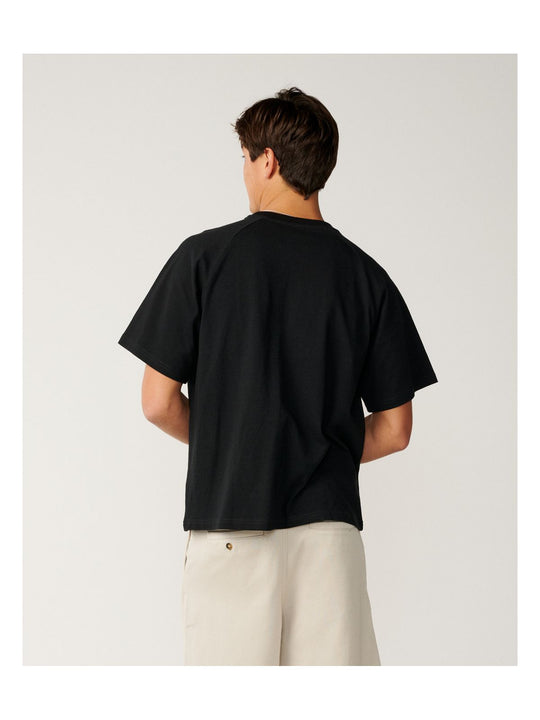 Koszulka męska RIP CURL Disorder Dolphin Tee czarna
