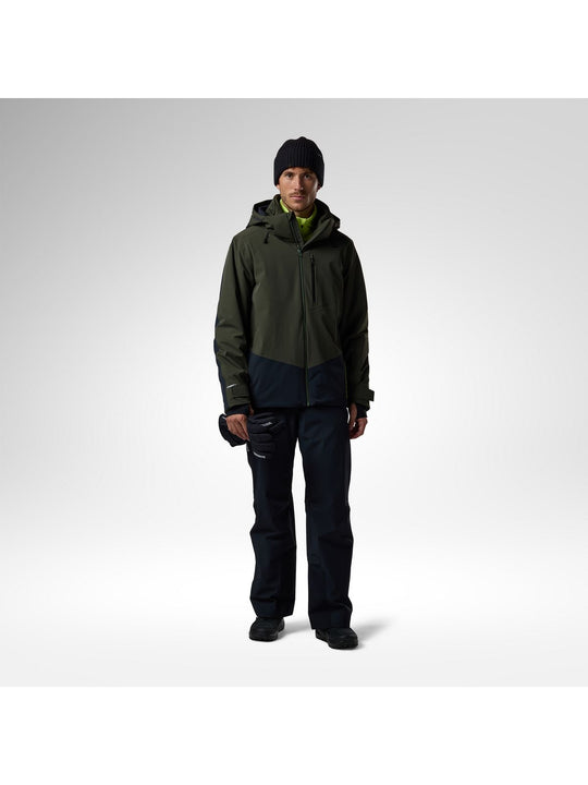 Kurtka narciarska męska ROSSIGNOL M 4Ws Blackside Insulated Jack zielona
