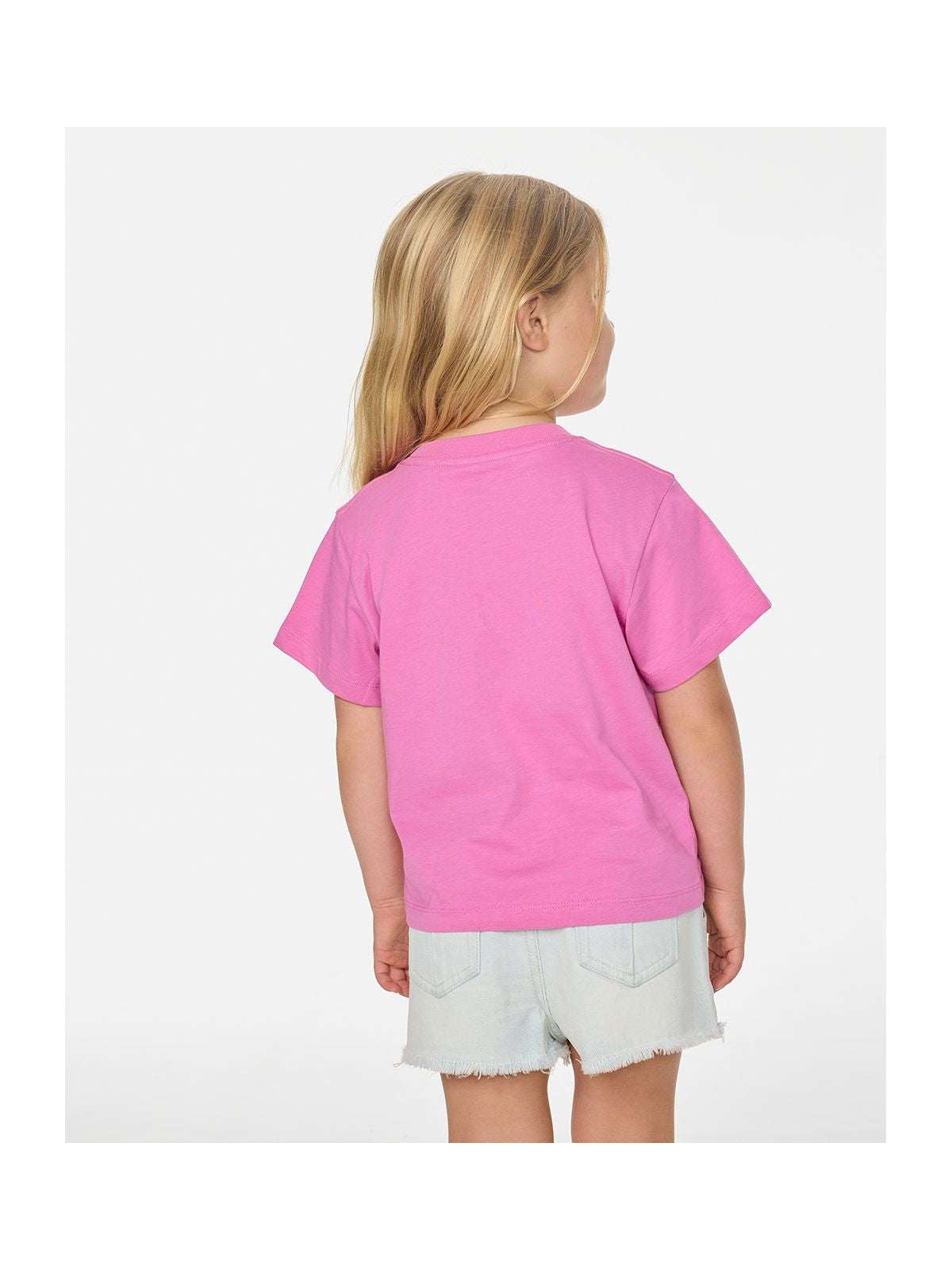 Koszulka dziewczęca RIP CURL Surf Puff Relaxed Tee -Girl różowa