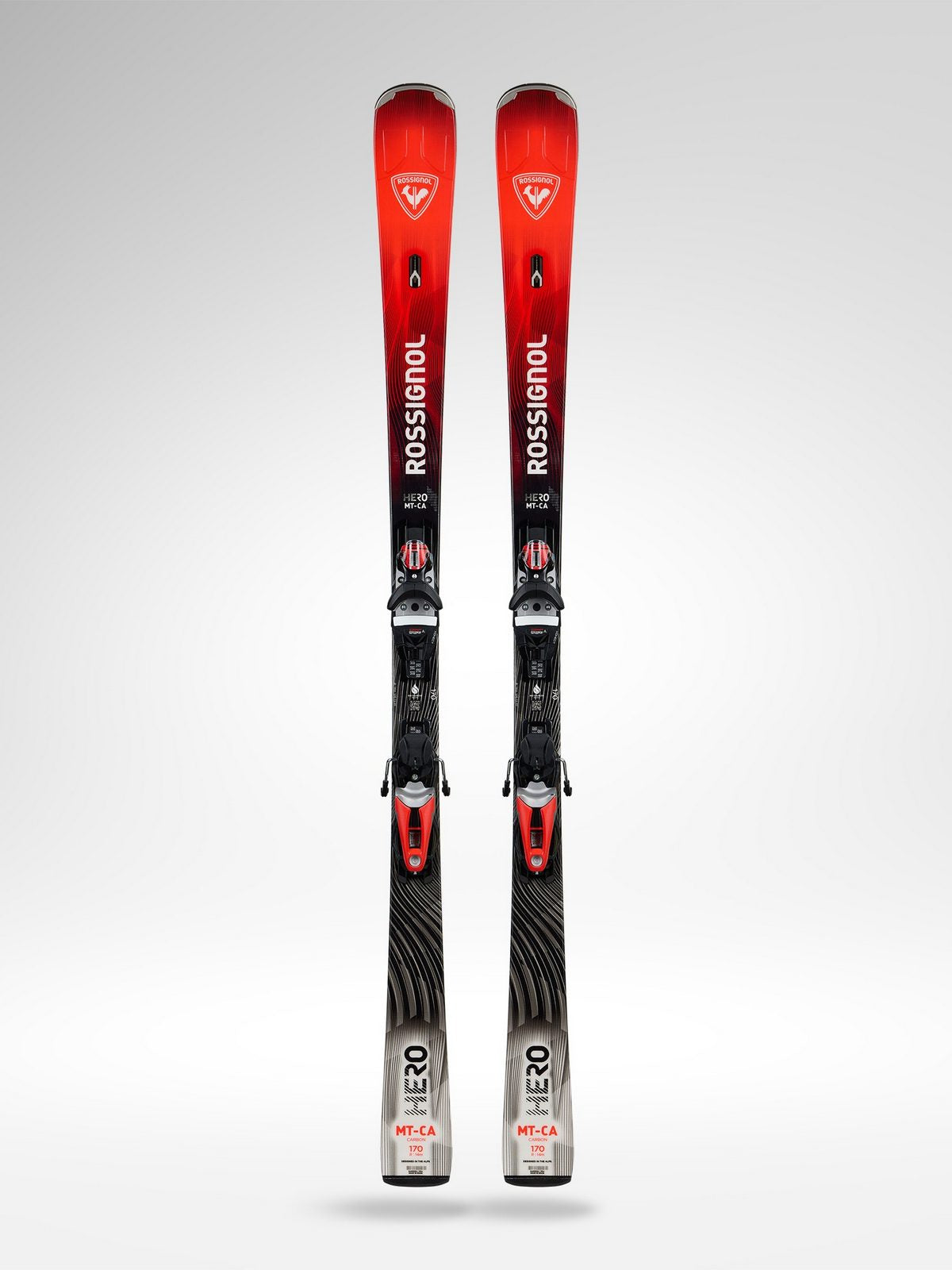 Narty ROSSIGNOL Hero Mt Ca + wiązania LOOK Nx 12 Konect Gw B80 Silver Red