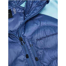 Kurtka puchowa męska PEAK PERFORMANCE Helium Down Hybrid Hood niebieska
