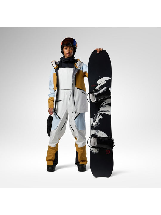 Spodnie narciarskie damskie ROSSIGNOL W Proclivity 3L Bib Pant białe
