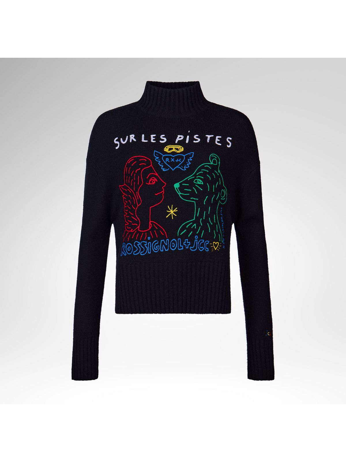 Sweter damski ROSSIGNOL W Jcc Turtle Neck Sweater czarny