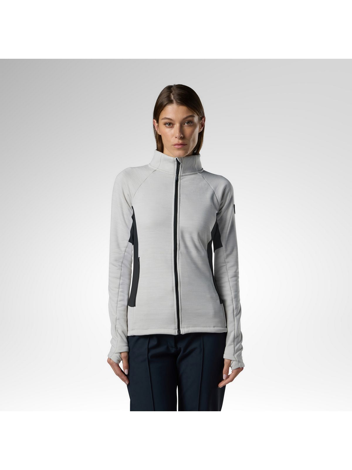 Bluza damska ROSSIGNOL W Premium Fleece Jacket biała